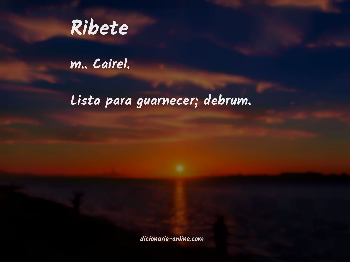 Significado de ribete