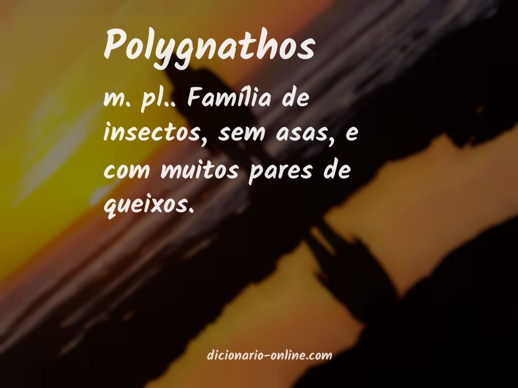 Significado de polygnathos