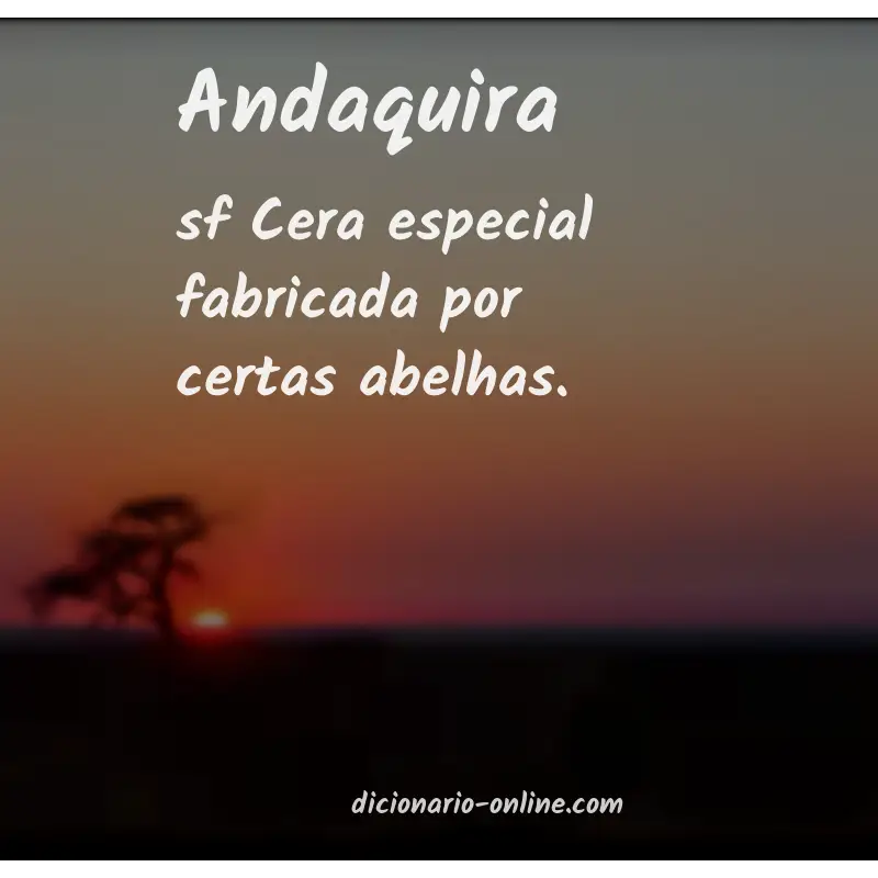 Significado de andaquira