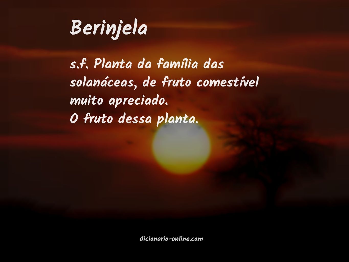 Significado de berinjela