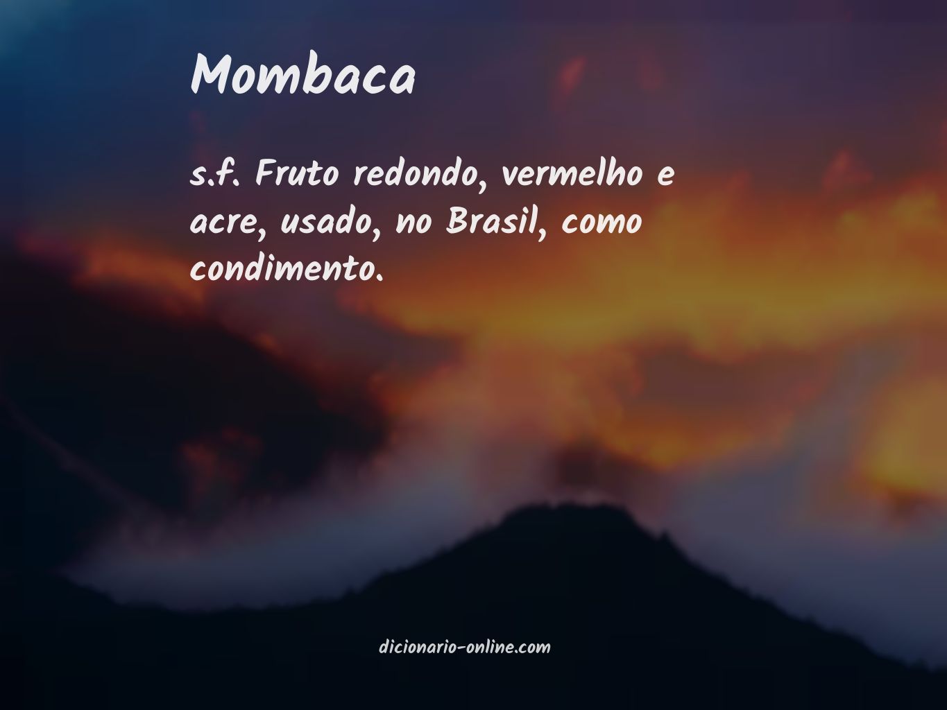 Significado de mombaca