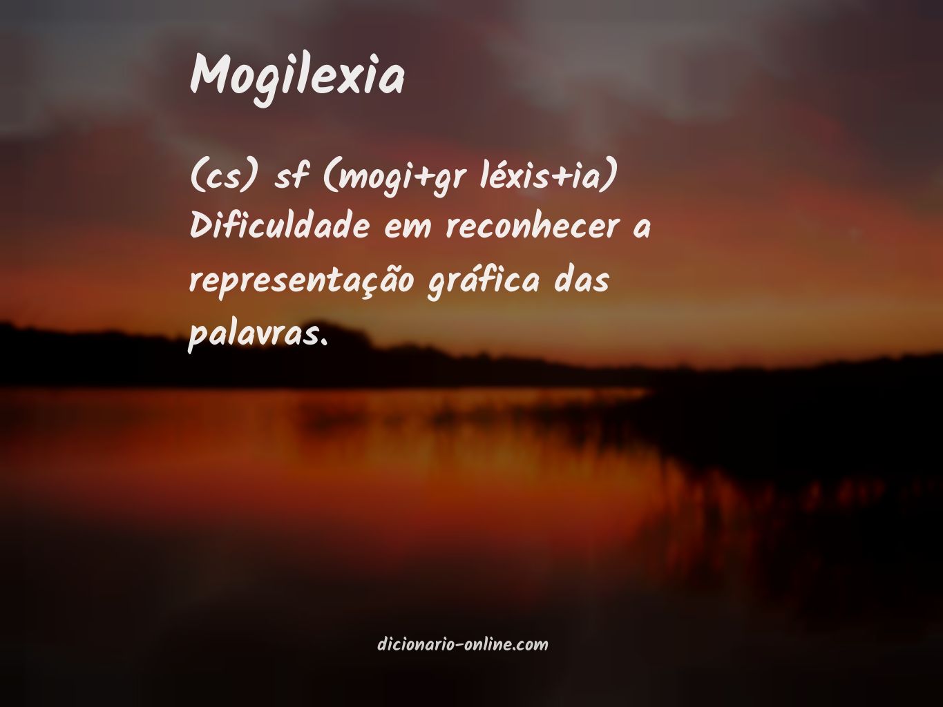 Significado de mogilexia