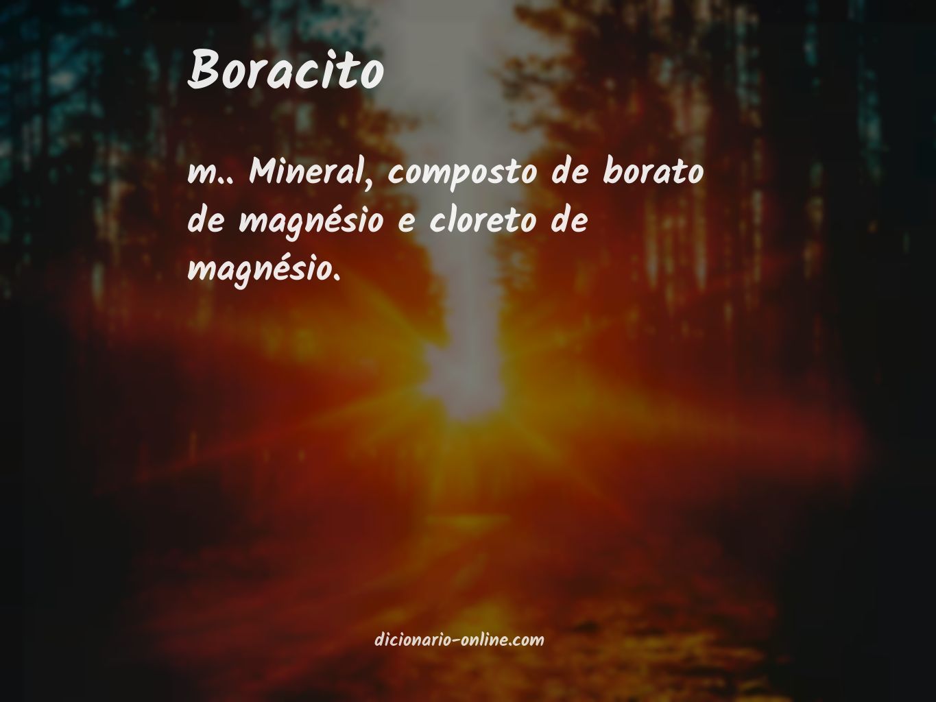 Significado de boracito