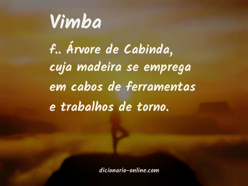 Significado de vimba