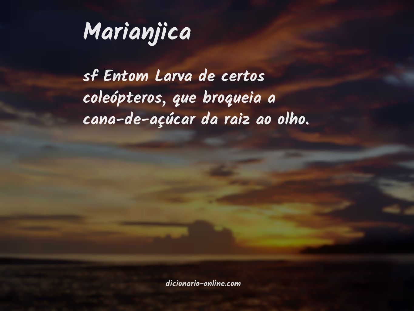 Significado de marianjica