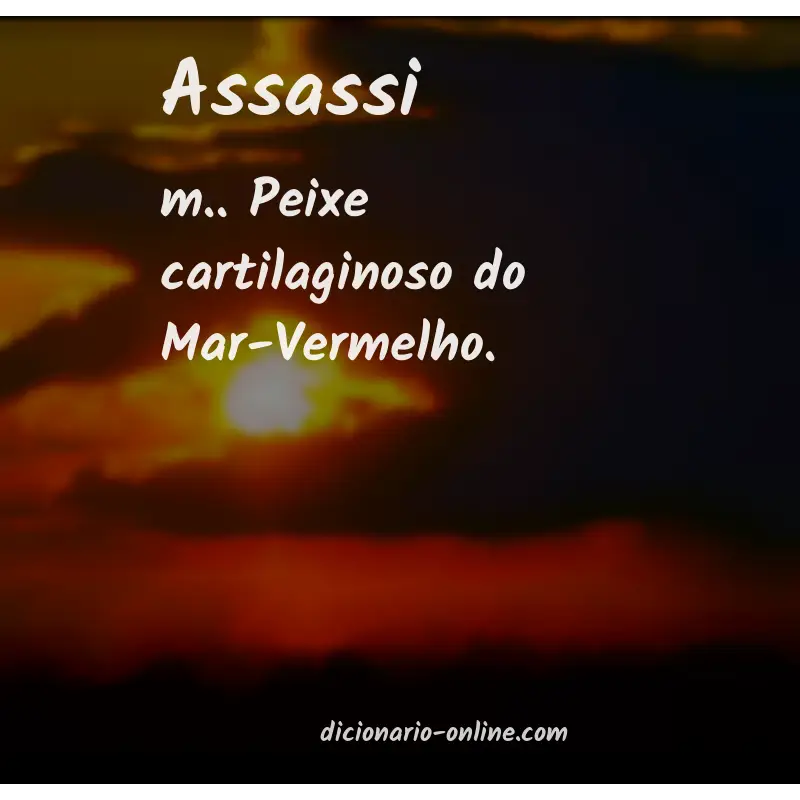 Significado de assassi