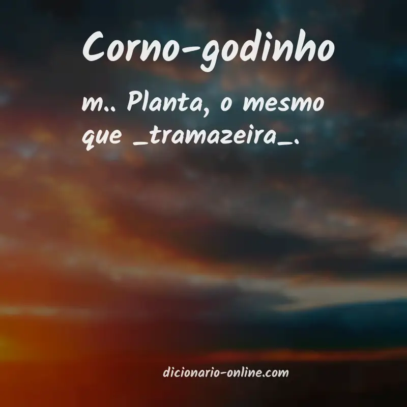 Significado de corno-godinho