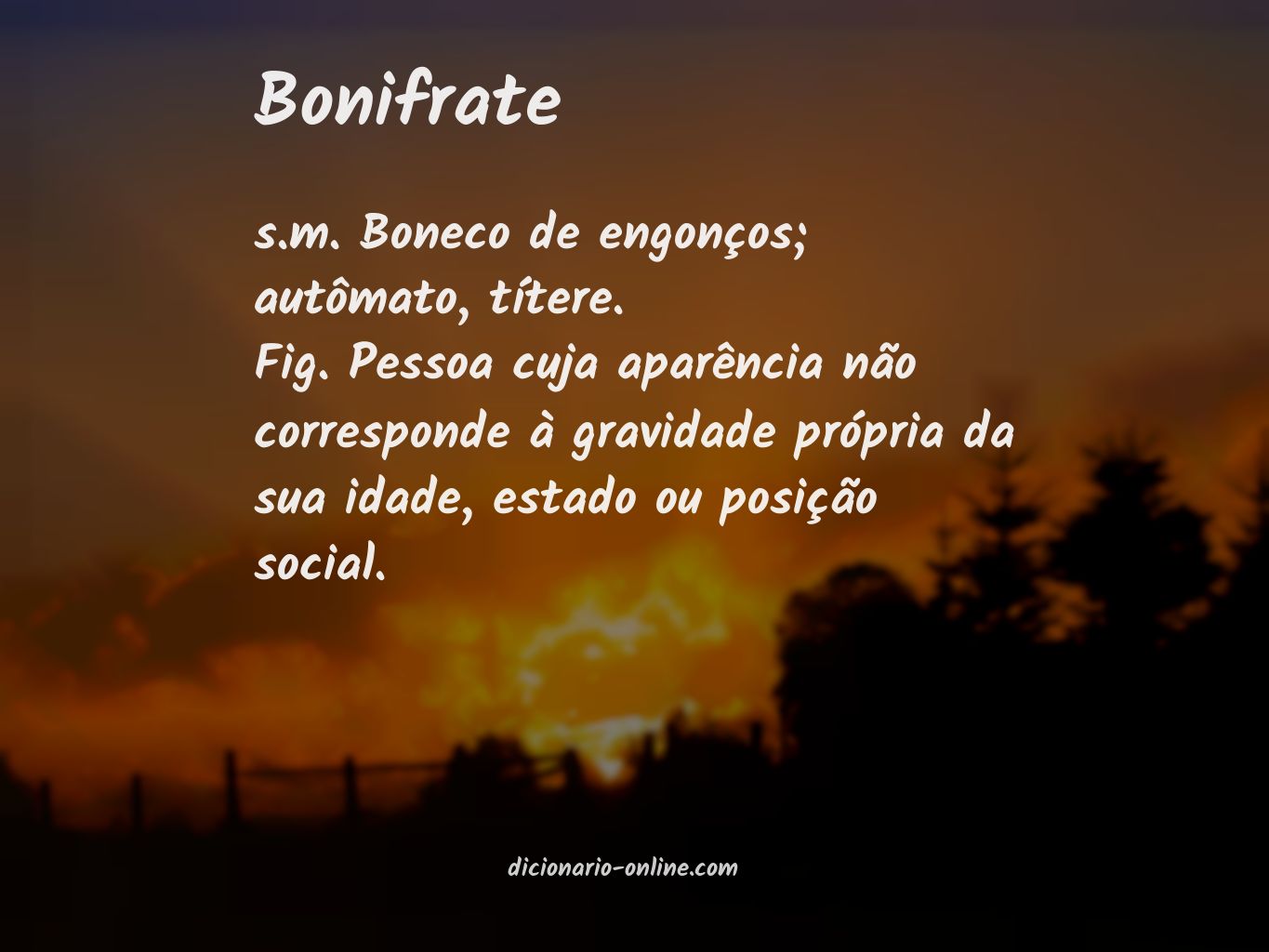 Significado de bonifrate