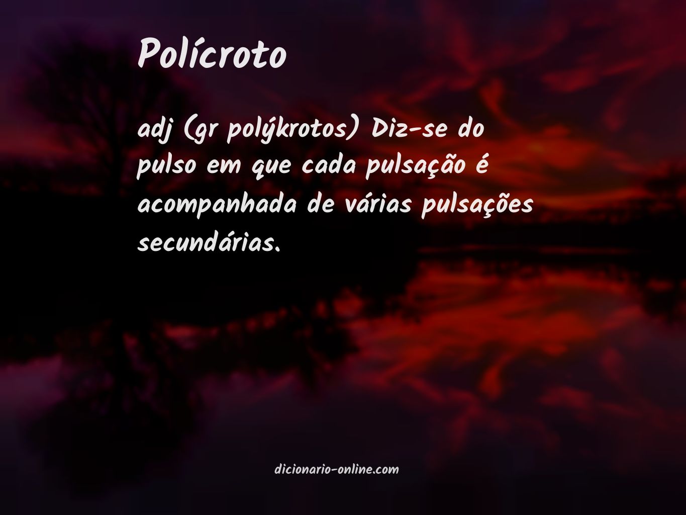 Significado de polícroto