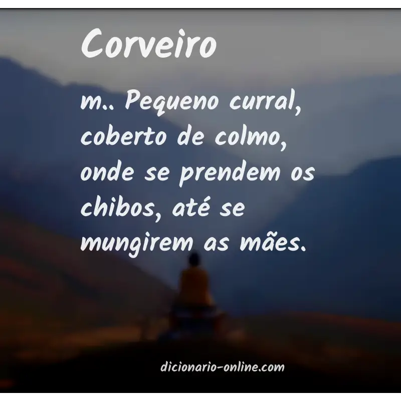 Significado de corveiro