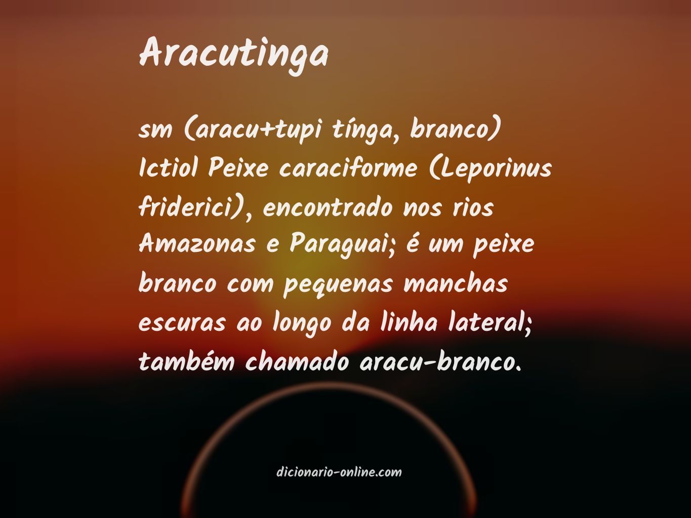 Significado de aracutinga