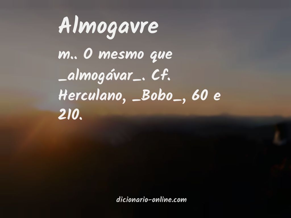 Significado de almogavre