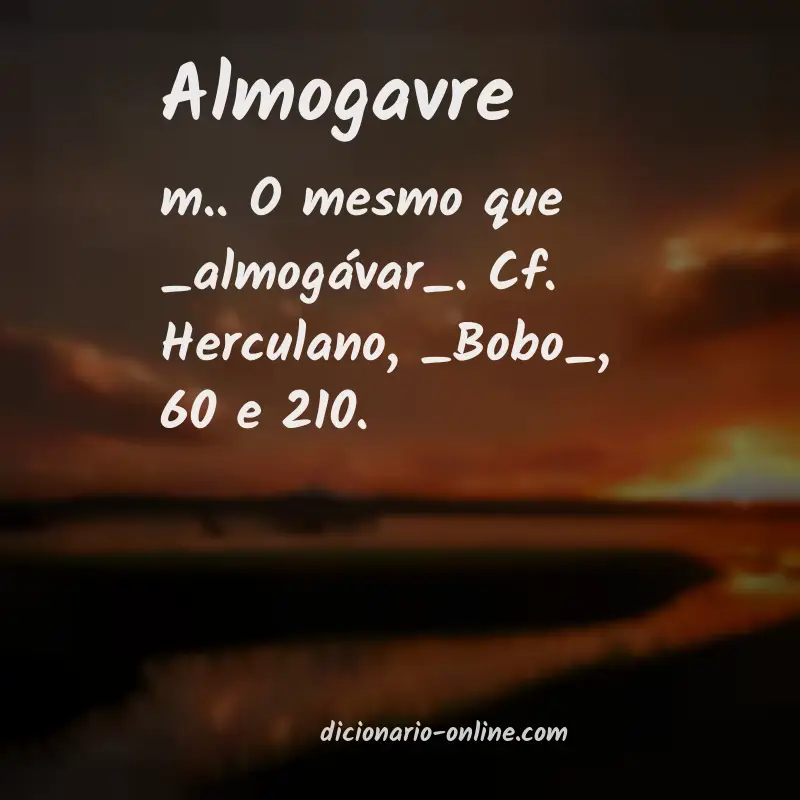 Significado de almogavre