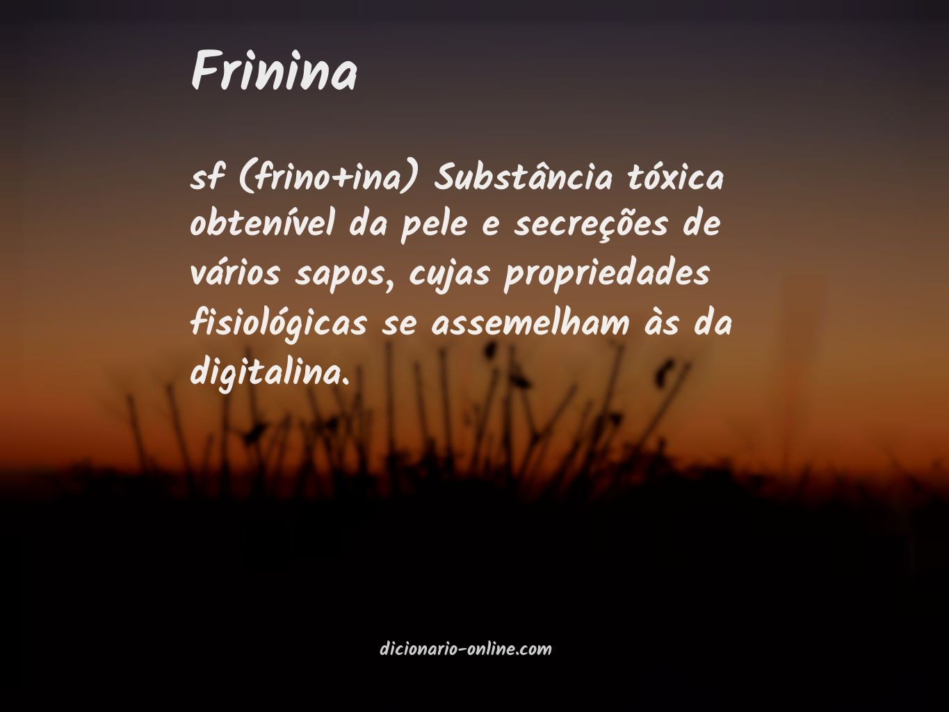 Significado de frinina