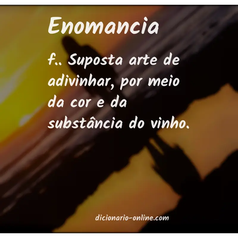 Significado de enomancia