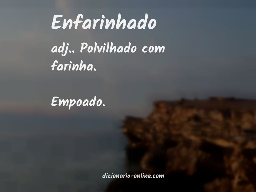 Significado de enfarinhado