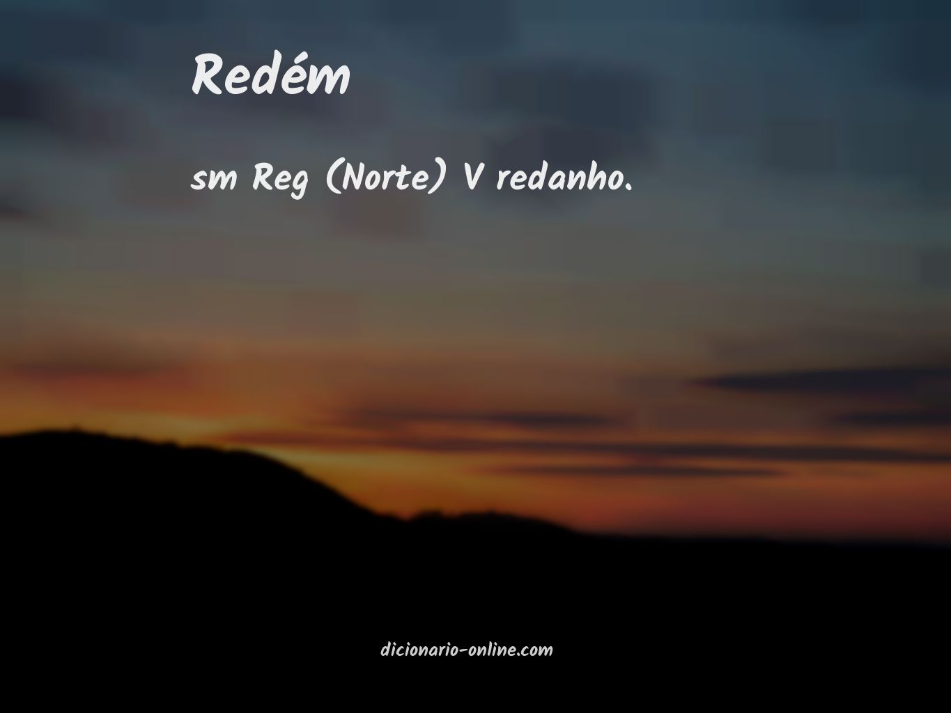 Significado de redém