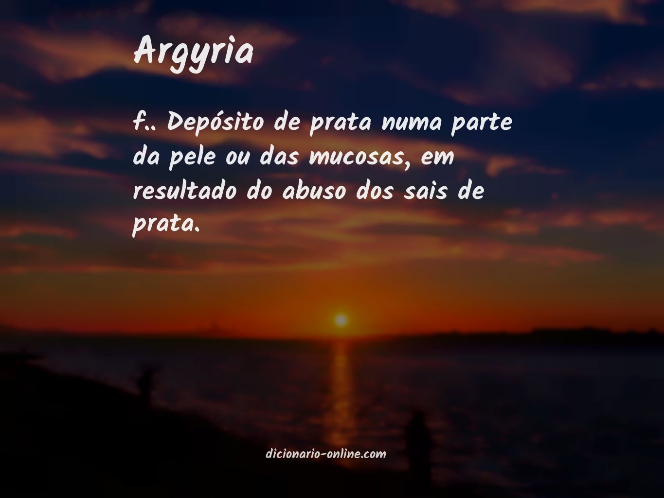 Significado de argyria