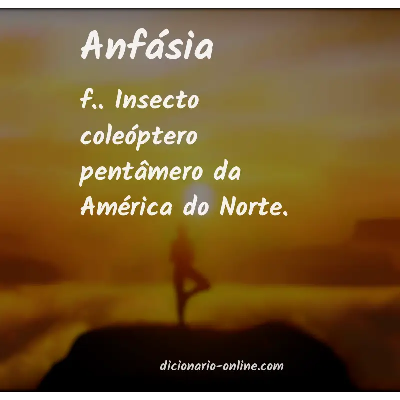 Significado de anfásia
