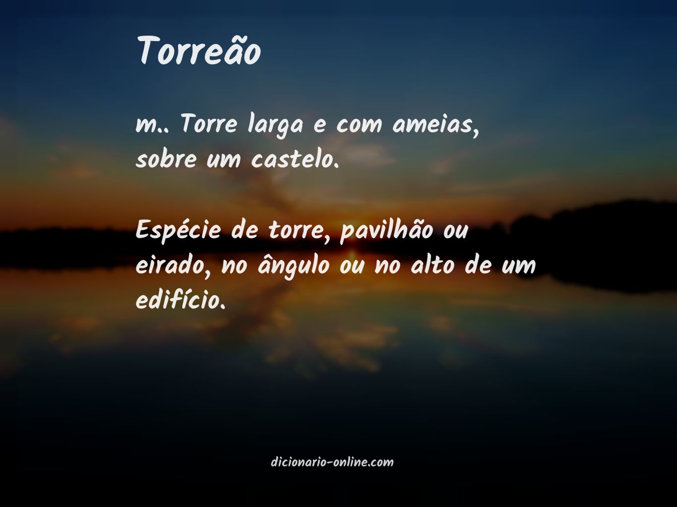 Significado de torreão