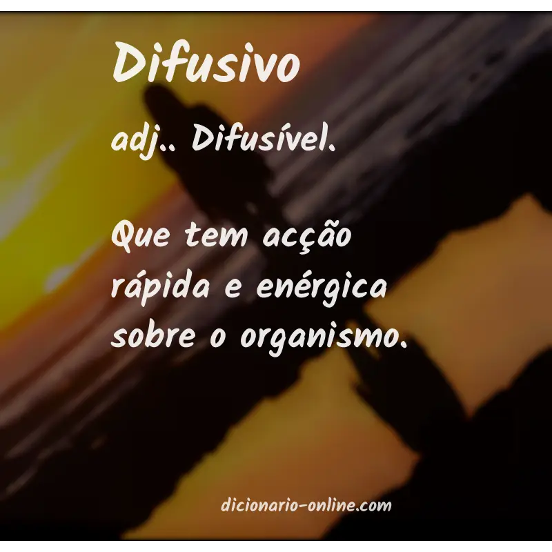 Significado de difusivo