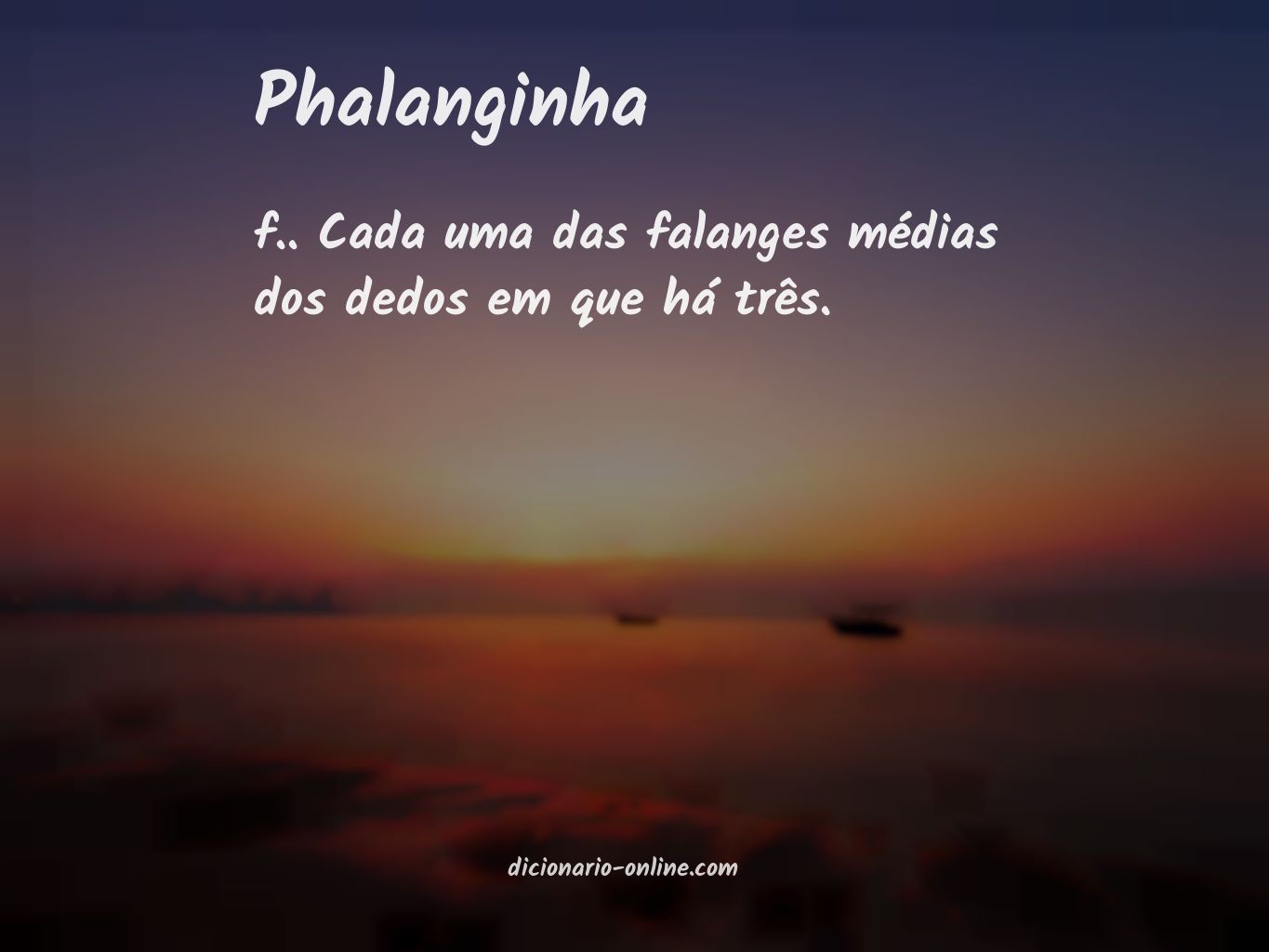 Significado de phalanginha