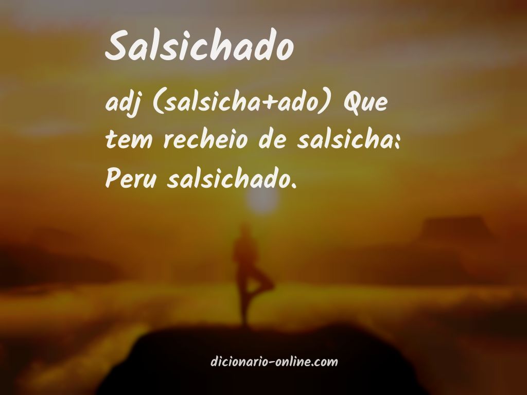 Significado de salsichado