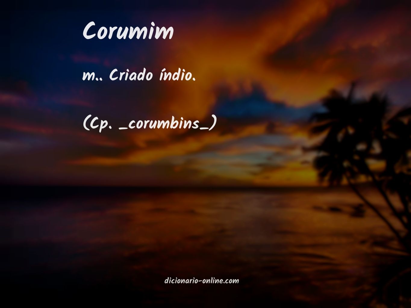 Significado de corumim