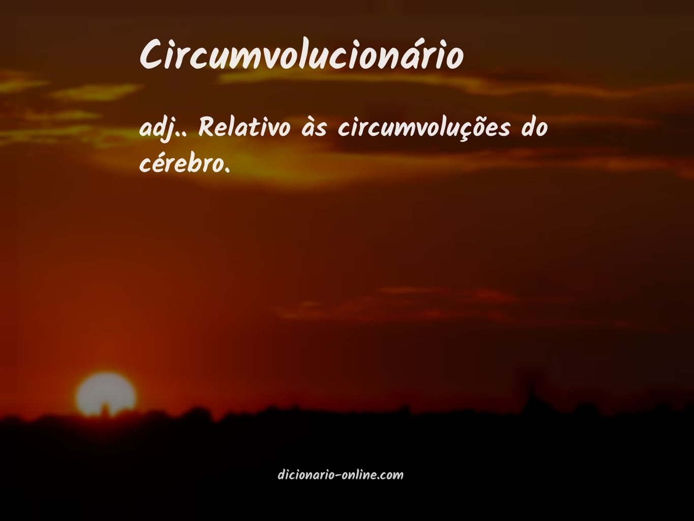 Significado de circumvolucionário