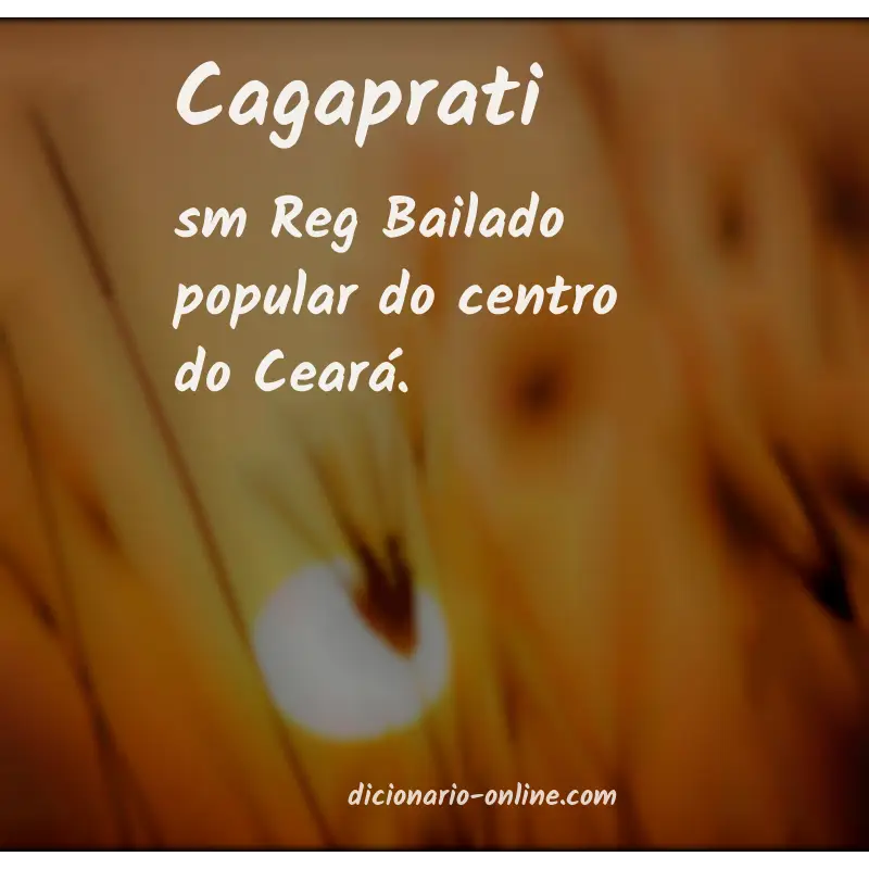 Significado de cagaprati