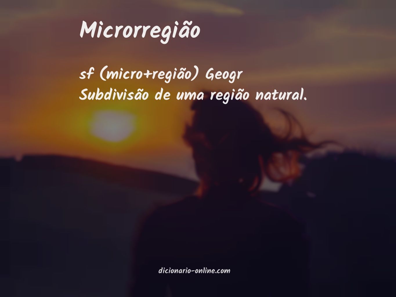 Significado de microrregião