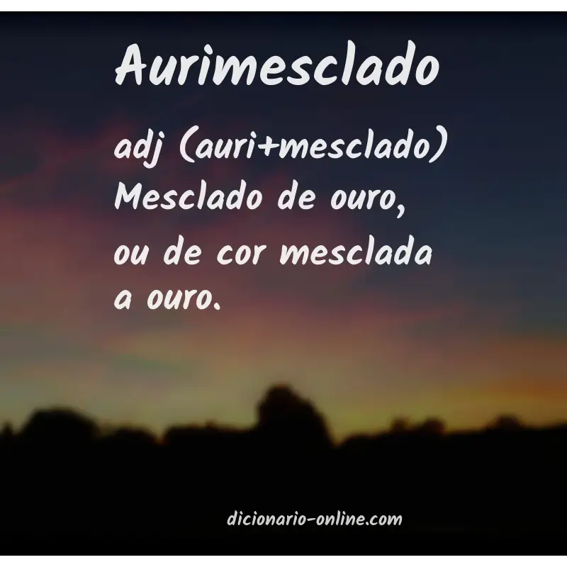 Significado de aurimesclado
