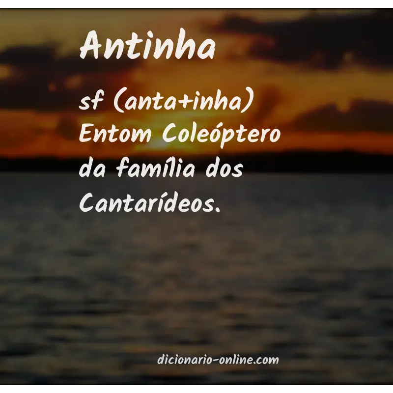 Significado de antinha