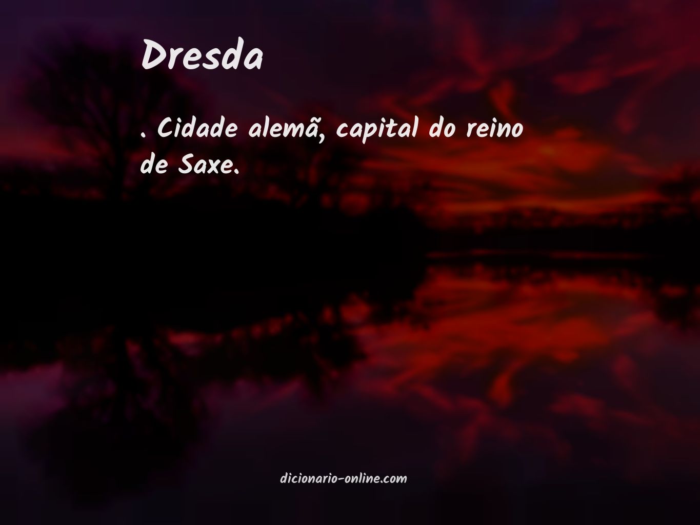 Significado de dresda