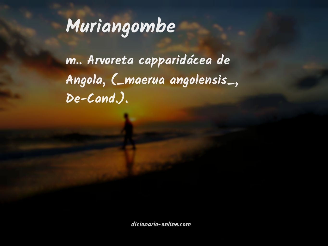 Significado de muriangombe