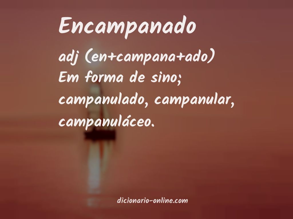 Significado de encampanado