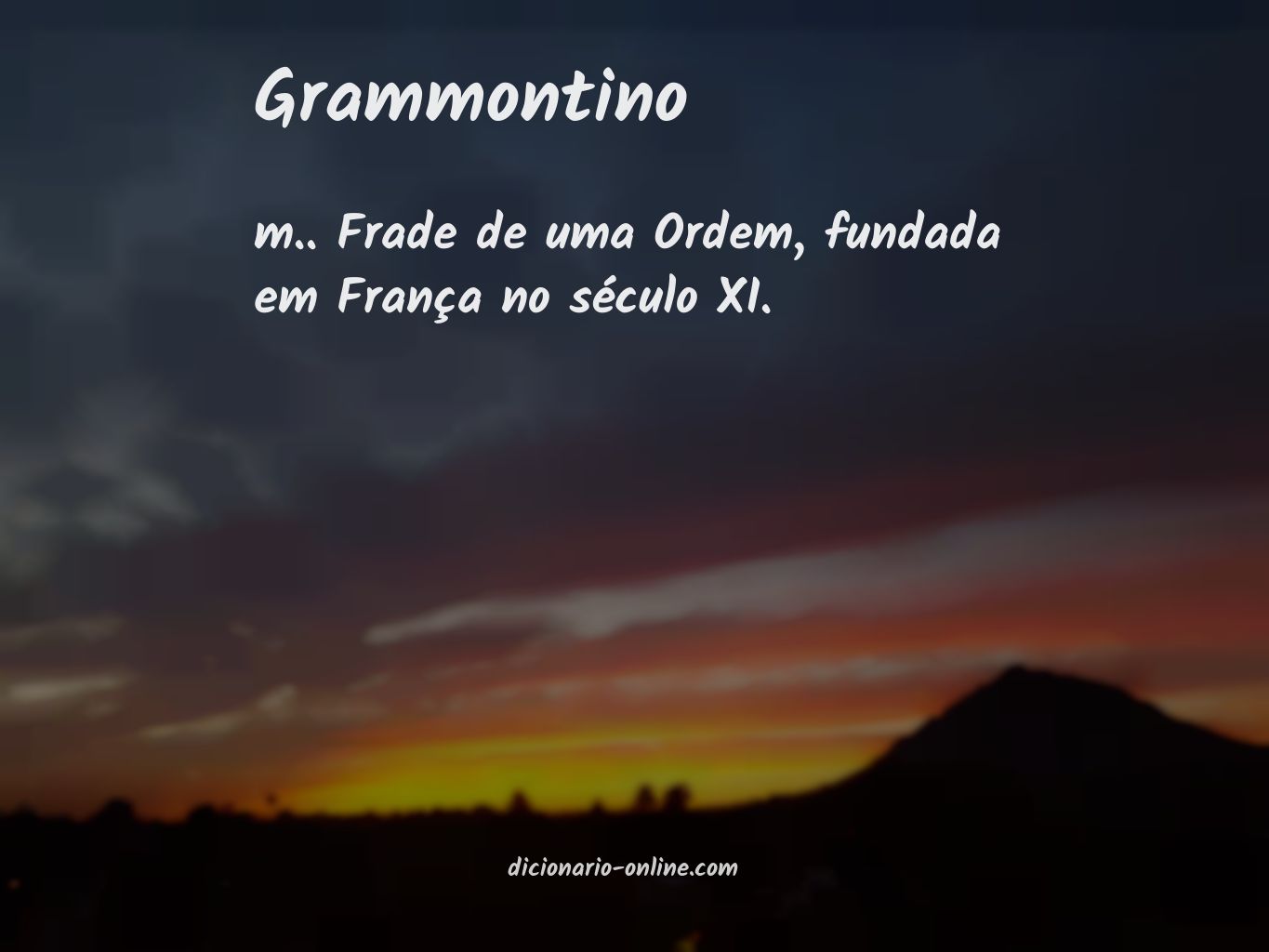 Significado de grammontino