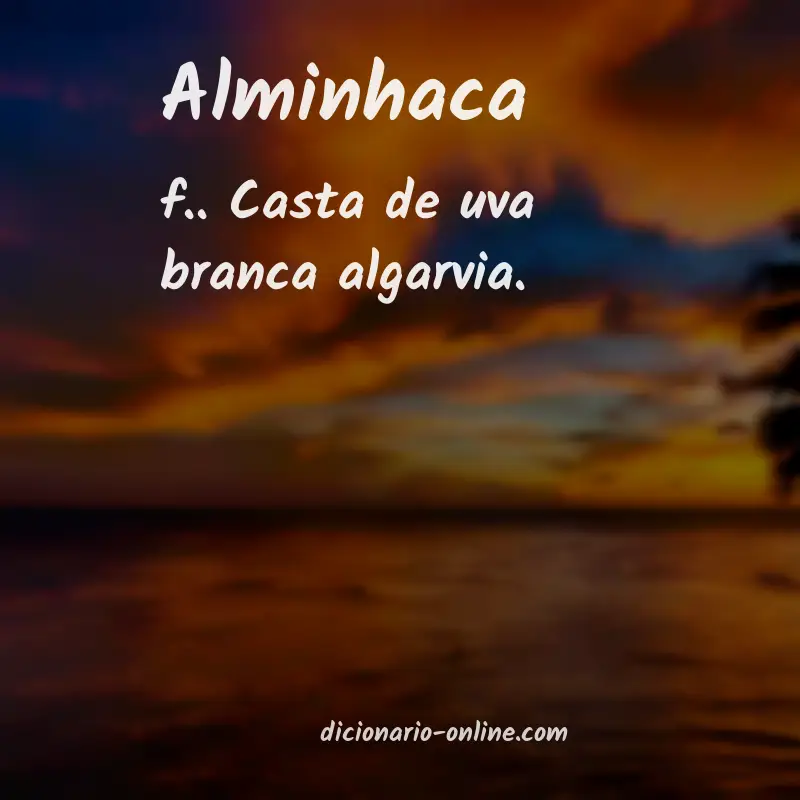 Significado de alminhaca