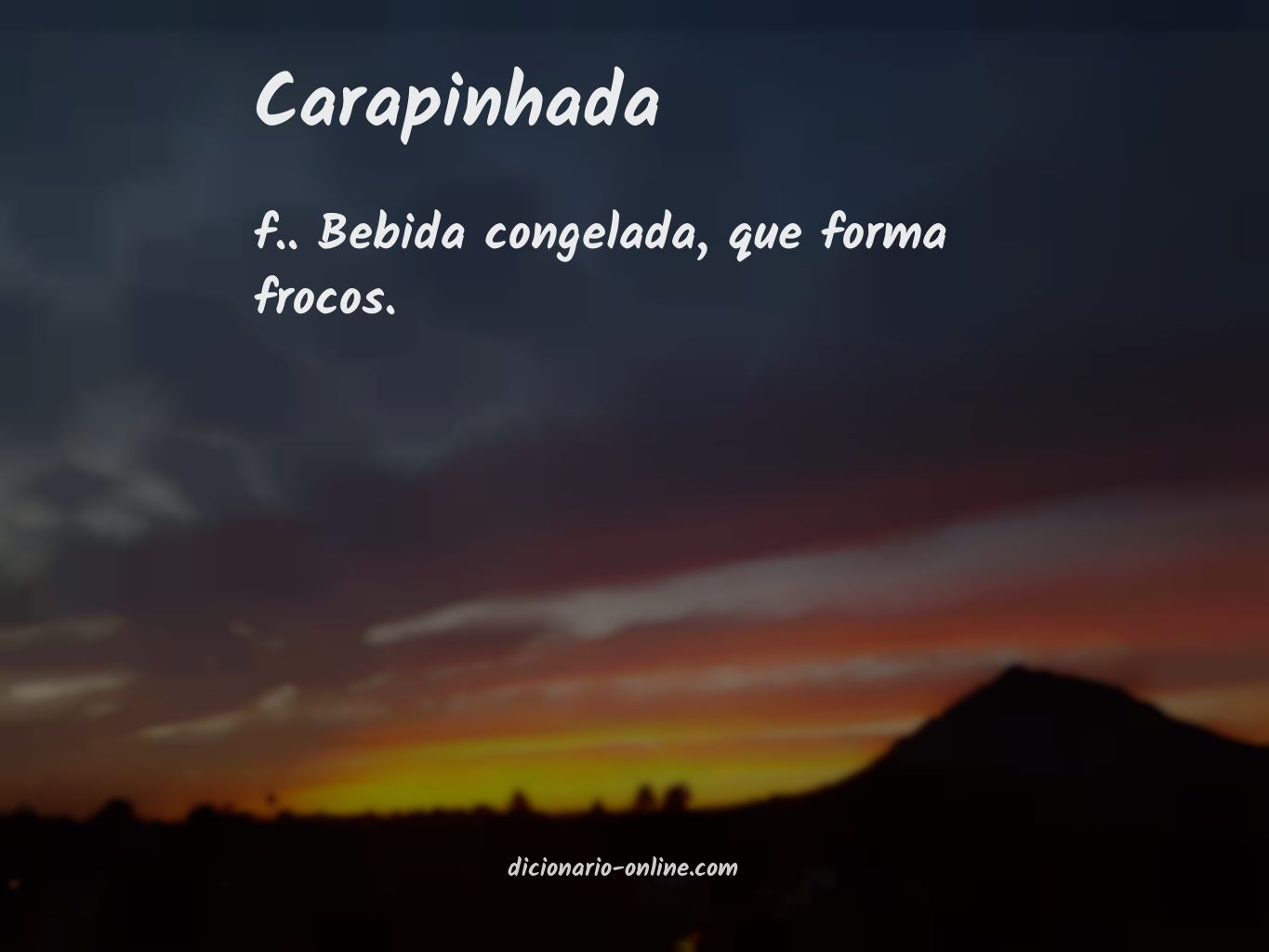 Significado de carapinhada