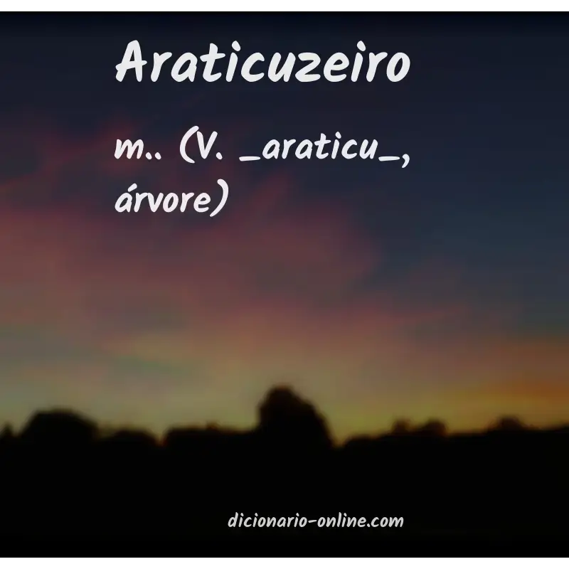 Significado de araticuzeiro