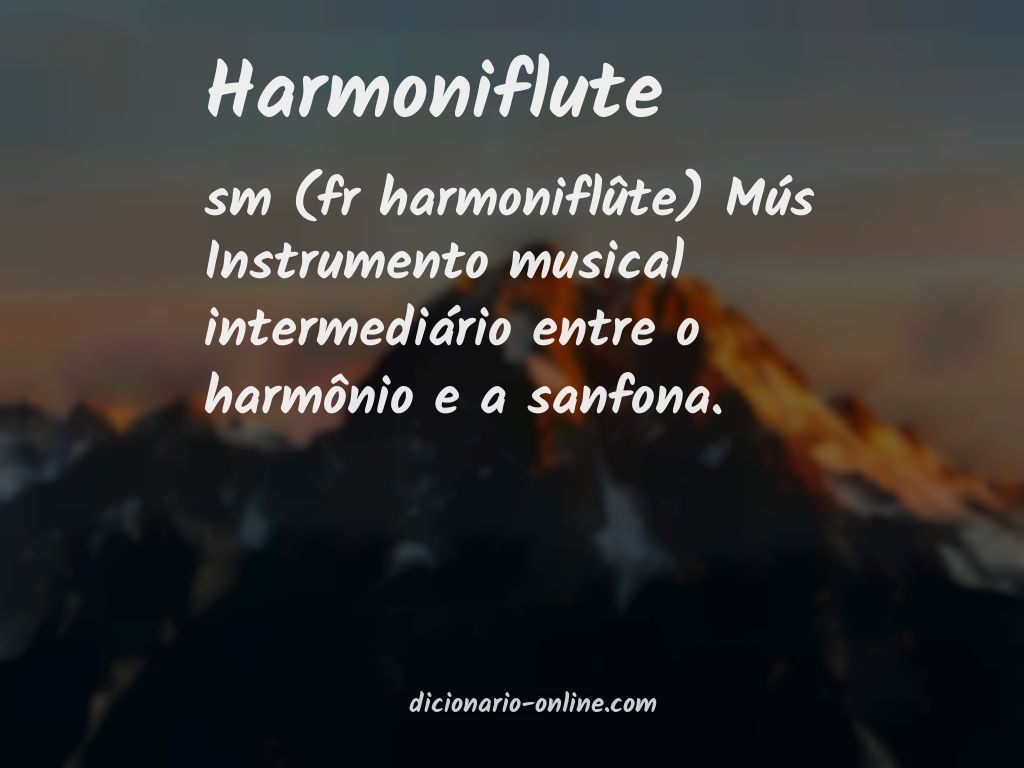 Significado de harmoniflute