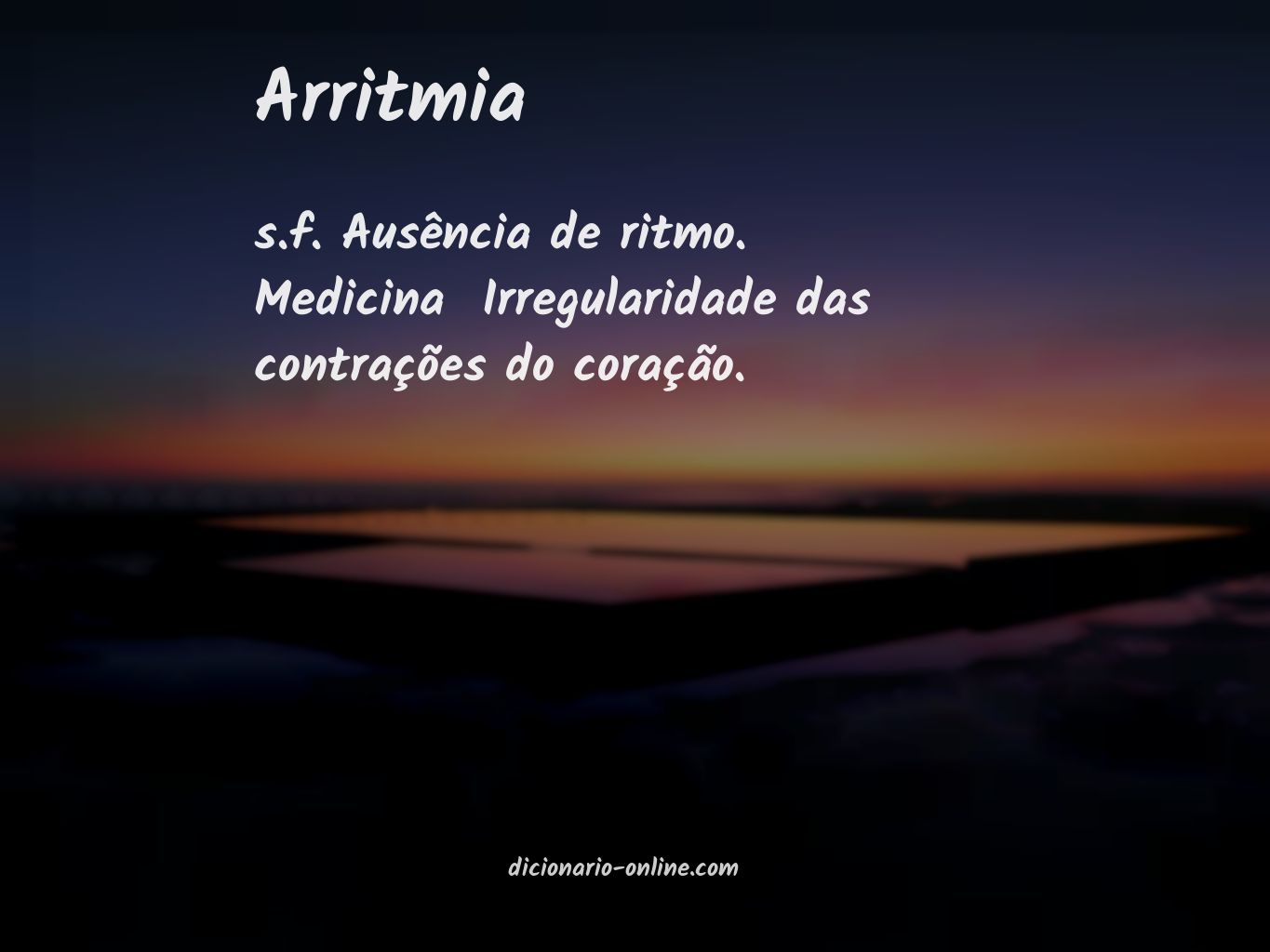 Significado de arritmia