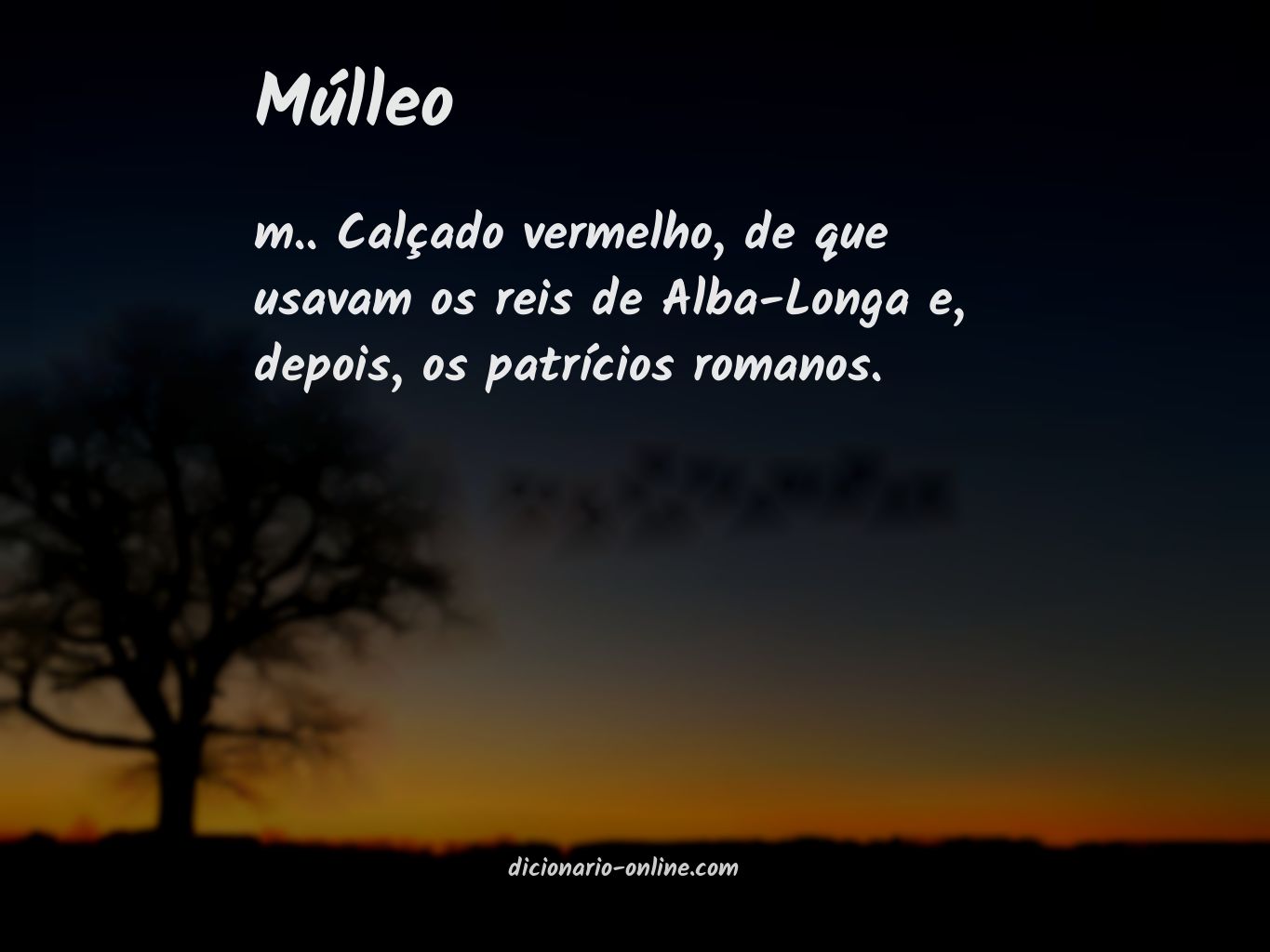 Significado de múlleo