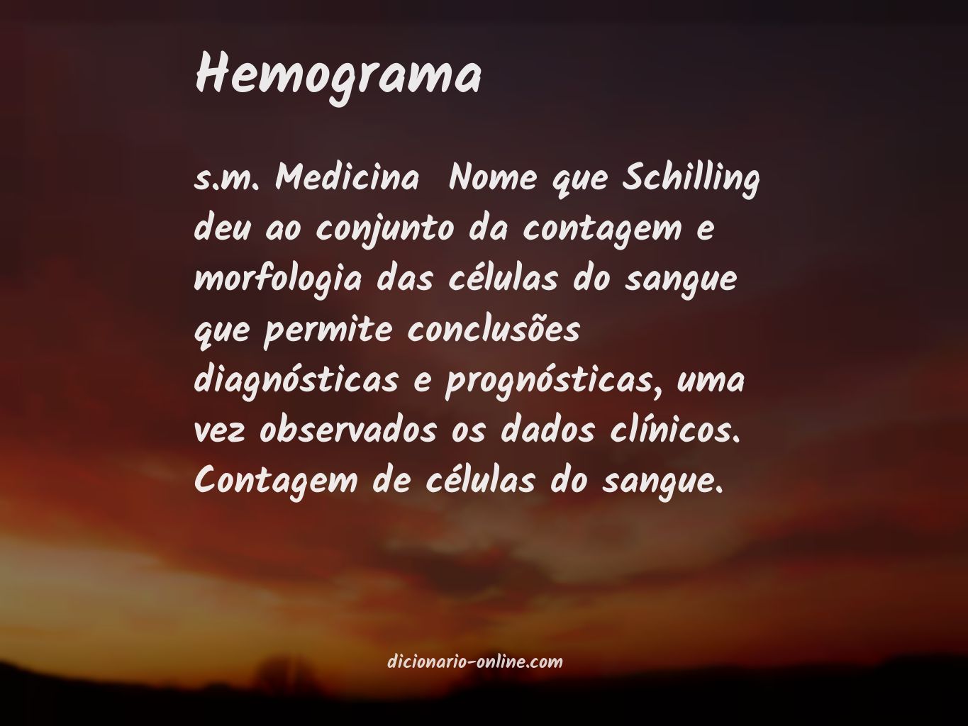 Significado de hemograma