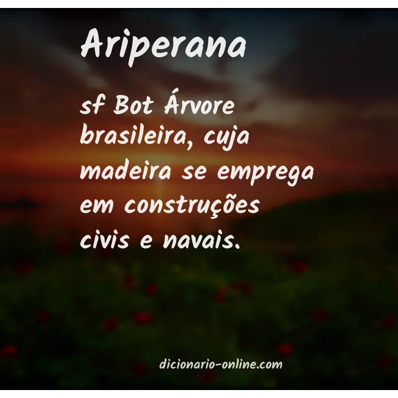Significado de ariperana