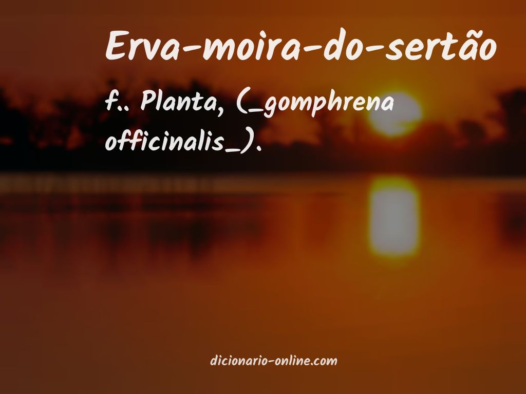 Significado de erva-moira-do-sertão