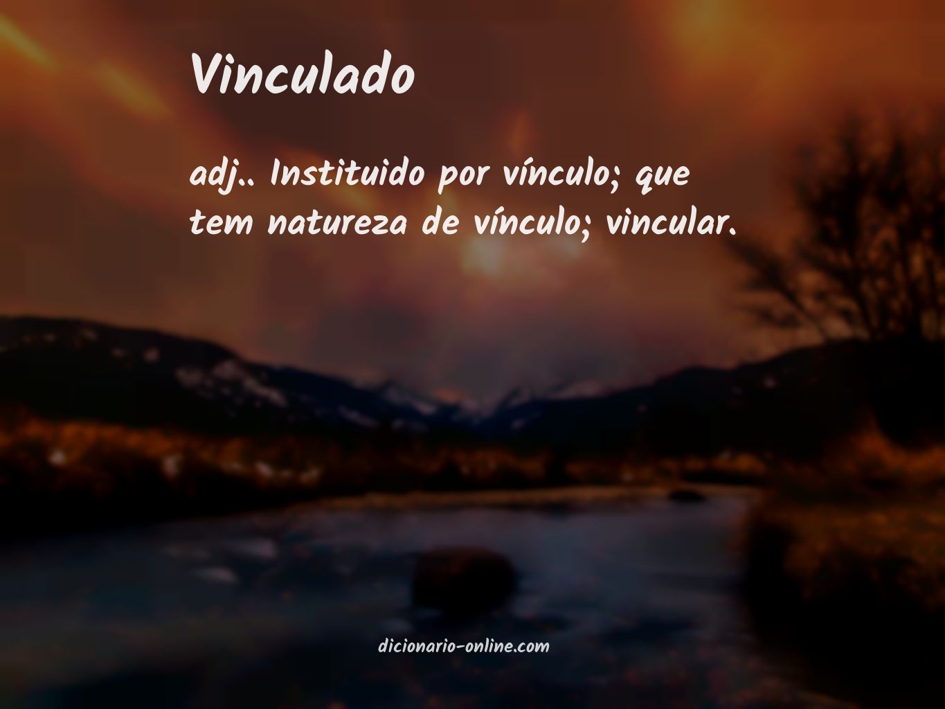 Significado de vinculado