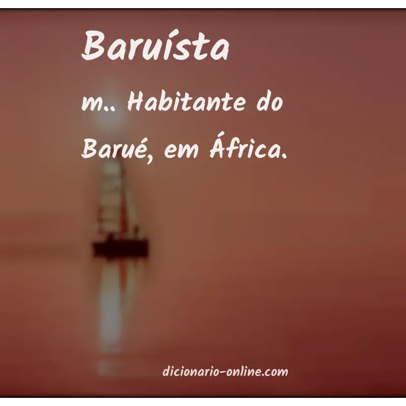 Significado de baruísta
