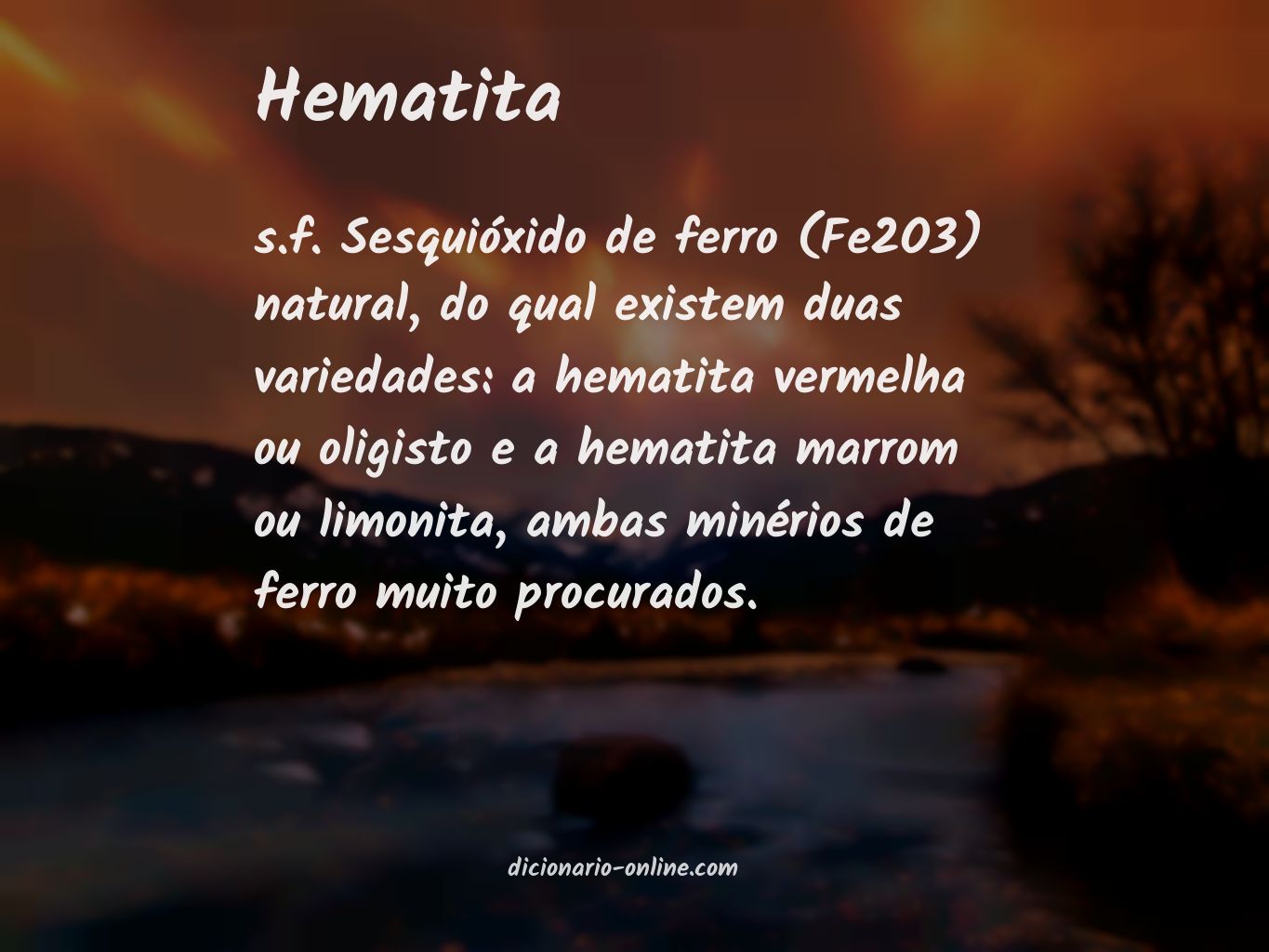 Significado de hematita