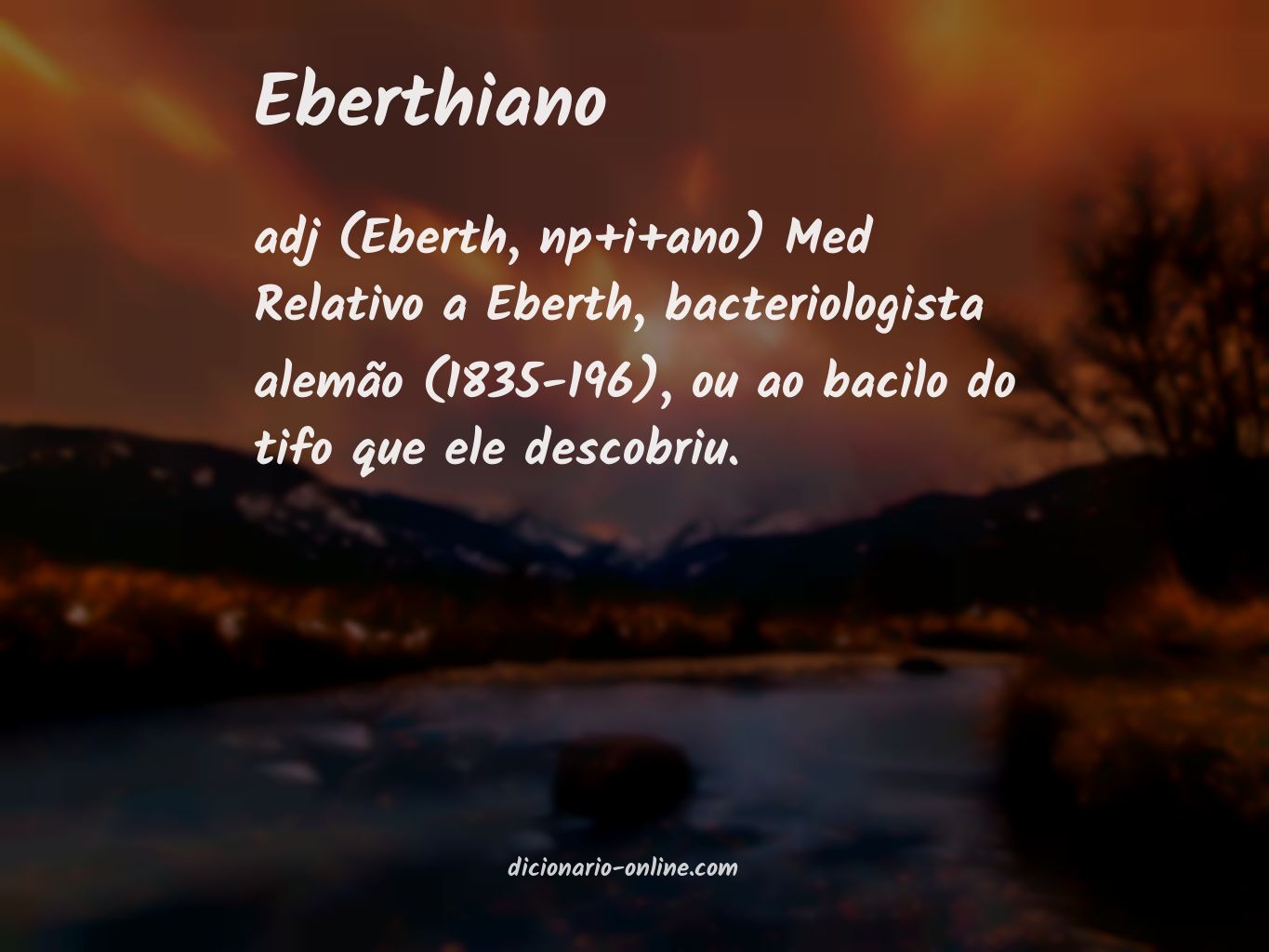 Significado de eberthiano